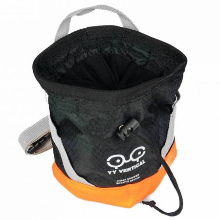 Orange chalk bag