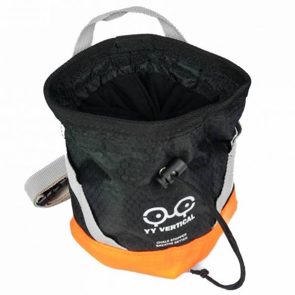 Orange chalk bag