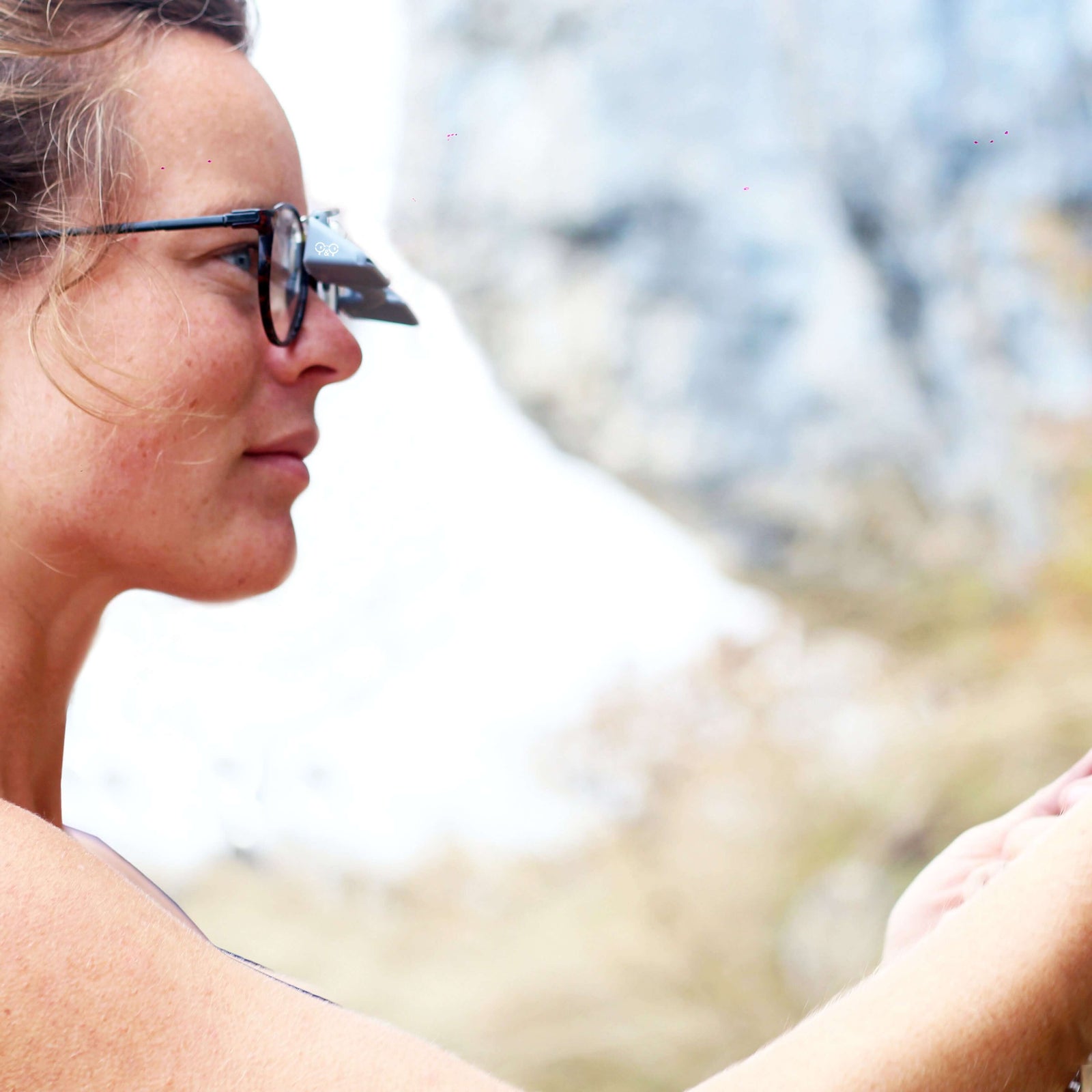 Lunettes d'assurage | Clip up - YY Vertical